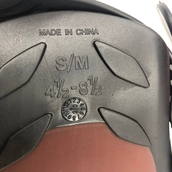 Capas Snorkel Fins Swim Fins Open Heel Swimming Flippers Size S/M - Picture 11 of 12